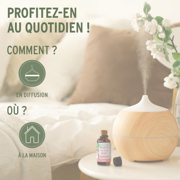 Air sain bébé - Parfum d'ambiance Bio - 20 ml