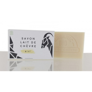 Savon bio au lait de chèvre parfum Miel