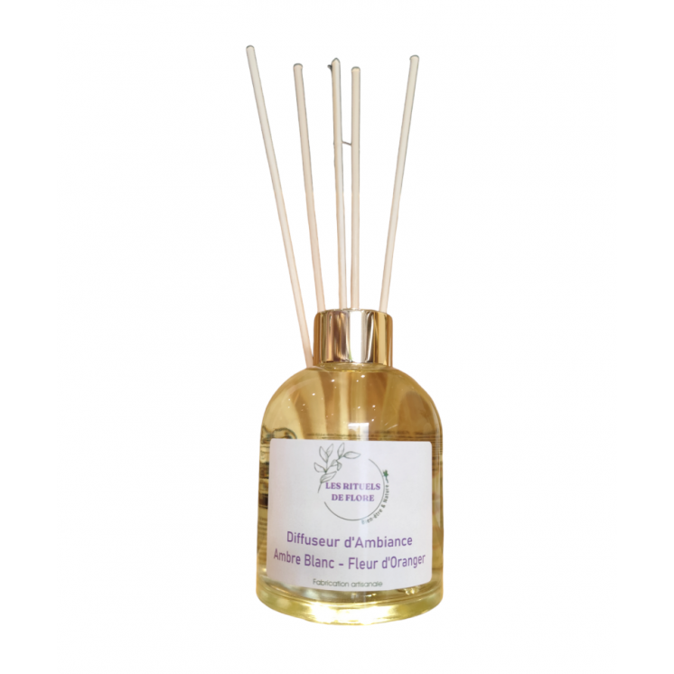 Ambre Blanc _ Fleur d'Oranger - Diffuseur d'ambiance - 250ml